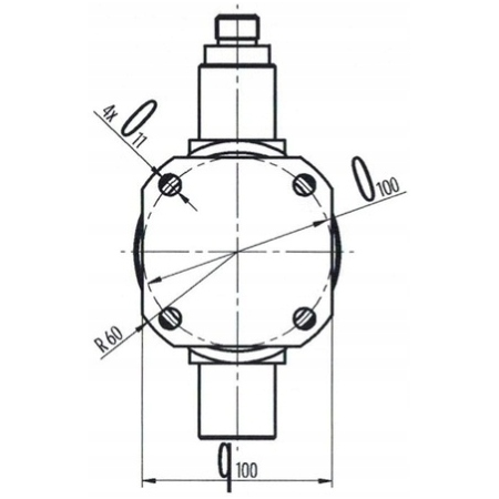 Zestaw hydrauliczny wywrotu 2,5 metra na 3 str 700 z zawiasami
